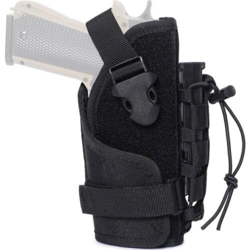 Tactical Molle Holster Belt Pistol Holster For Universal Hand Revolver 1911 17 92 96 AirSoft Pouch Hunting Bags