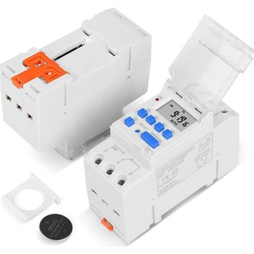 TM919A Heavy Duty Digital Time Switch Relay Timer Control Din Rail Mount Weekly