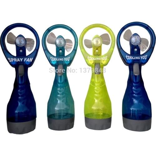 Cooling Water Spray Fan Handheld Bottle Misting Fan