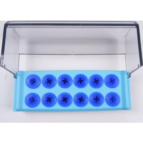 1Piece Dental 12 Holes Disinfect Ultrasonic Scaler Box Implant Sterilize Case 135