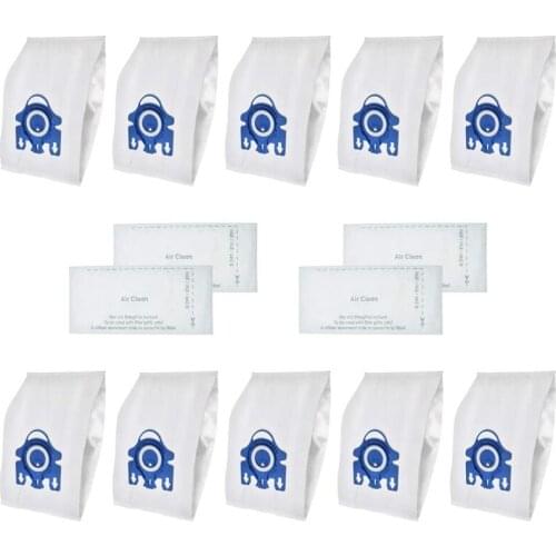 10Pcs Replacement Dust Bags For Miele Type GN Vacuum & 4 Pack Filters S2 S5 S8 C1 C3 Vacuum Cleaner Accessories