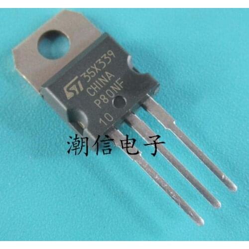 10cps P80NF10 STP80NF10 80A 100V
