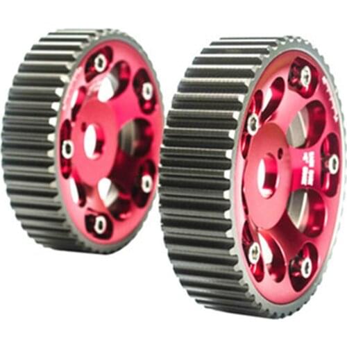 2Pcs For Toyota SUPRA Crown 1JZ 2JZ Car Adjustable Aluminum Anodized Racing Parts Engine Sprocket Wheel Camshaft Cam Gear Pulley