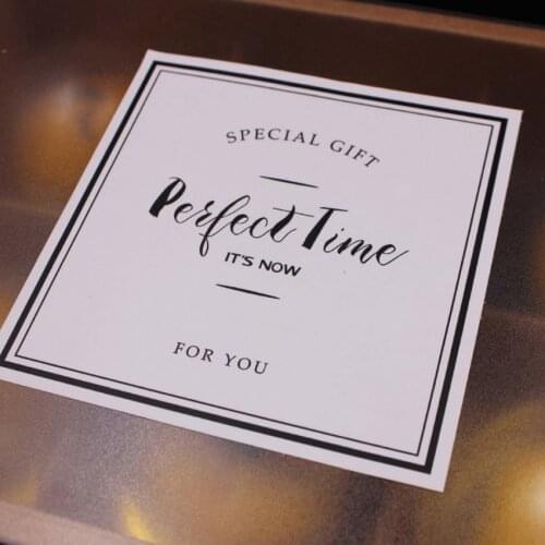 20Pcs/lot White SPECIAL GIFT Rectangle Kraft Gift Cake Baking Sealing label FOR YOU baking cake sticker