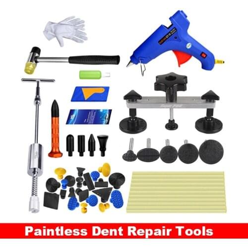 50PCS Dent Puller Kit Dent Scratches Remover Dent Removal Repair Kit Car Repair Tool for Car Body Dent Repair Kit