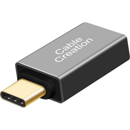 USB Type C Adapter, USB C Male to USB 3.0 A Female Adapter, Support OTG Function, Compatible with MacBook/Pro, ChromeBook Pixel