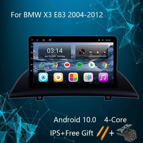 Car Radio Multimedia Video Player For BMW X3 E83 2004 - 2012 Android 10.0 Auto CarPlay 2Din DVD with IPS Screen Camera Canbus BT