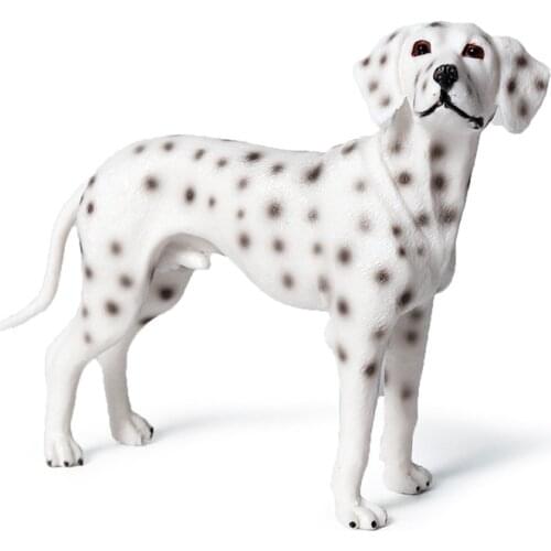 Large Standing Dalmatian Animals Figure Collectible Toys Dog Animal Action Figures Kids Plastic Toys