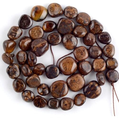 Natural Bronzite Irregular Stone Beads For Needlework Jewelry Making Freeform Spacer Loose Beads Diy Bracelet Necklace 15