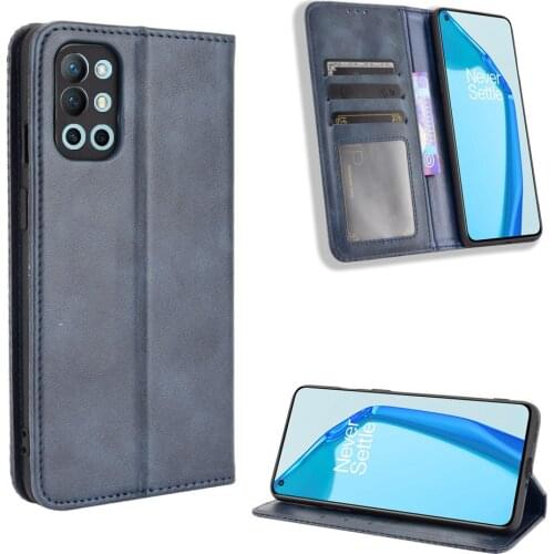 For OnePlus 9R Case High Quality Wallet Flip Style PU Leather Phone Bag Cover For OnePlus 9R One Plus 9R 1+9R With Photo Frame