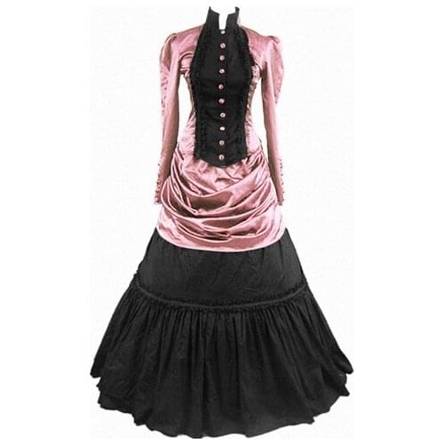 GT009) Lolita Dresses Long Sleeveless New Arrival Women Summer Dress Party Gothic Lolita Costumes Victorian Halloween for Girls
