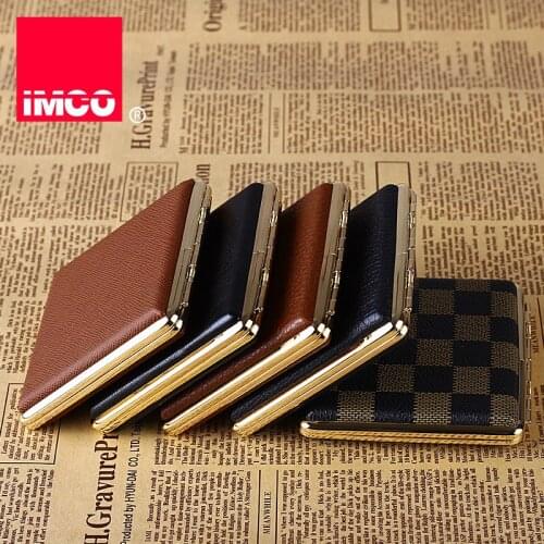 IMCO cigarette case brass leather cigarette case 20 pack cigarette case