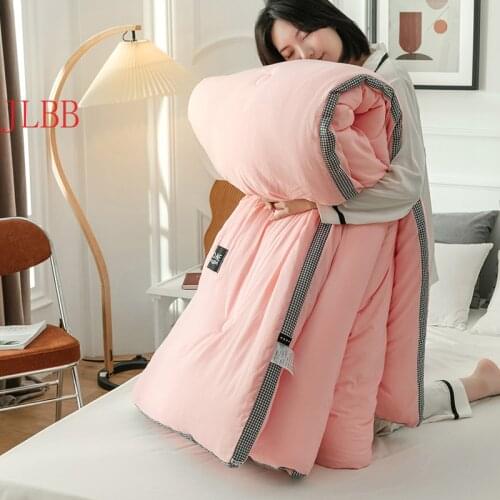 3D soft Winter comforter Freshness style thicken duvet 100% cotton washed cotton quilts 220*240cm home bedding winter blankets