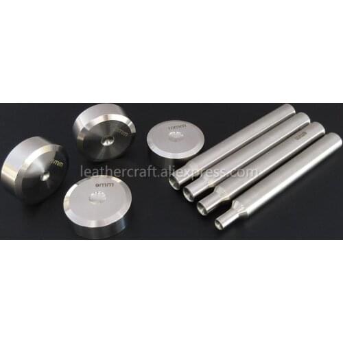 Double cap rivets setting tool kit rivet punch setter hand tool Stainless Steel spike studs for leather craft garments shoes DIY