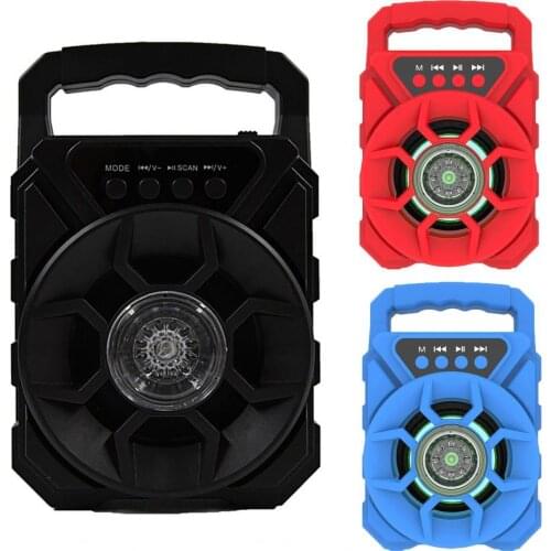 2021New Portable Bluetooth Speaker Big Power Wireless Stereo Subwoofer Heavy Bass Speakers Sound Box Support FM Radio with LED