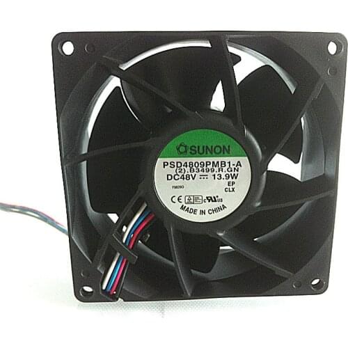 Genuine FOR SUNON built-in fan 9CM 9038 48V 15.36W PSD4809PMB1-A three-wire AA