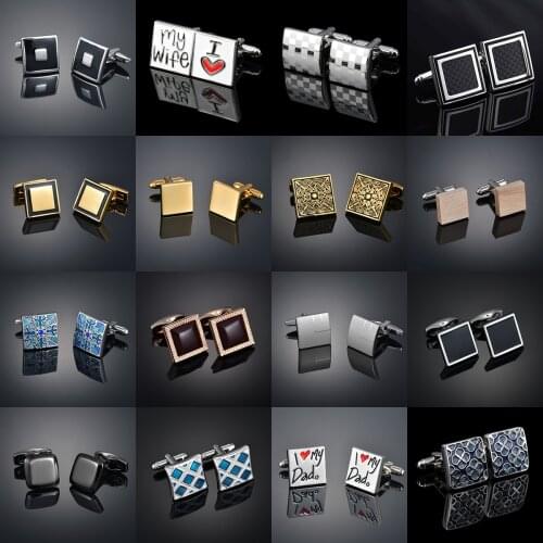 Light luxury shirt Cufflinks mens shirt cuffs nail French round button custom wedding dress bridegroom suit sleeve