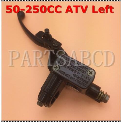 ATV Left Side Hydraulic Brake Master Cylinder Lever 50cc 110cc 125cc 150cc 250cc ATV Quad