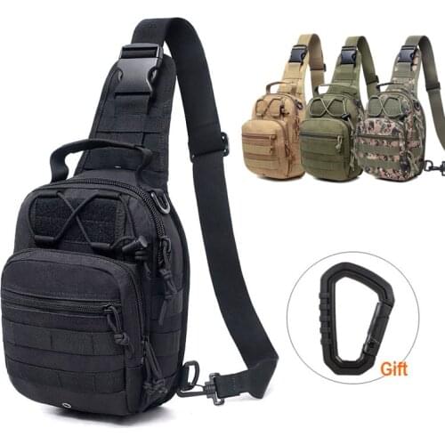 Tactical Bag Backpack Military Sport Bag Sling Shoulder Crossbody Messenger Daypack Tactical Satchel for Every Day Carry 600D