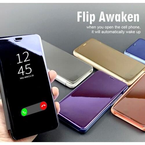 Smart Mirror Flip Case For Huawei P20 P30 Lite Pro Mate 20 Lite Pro P30 P20 Lite Cover