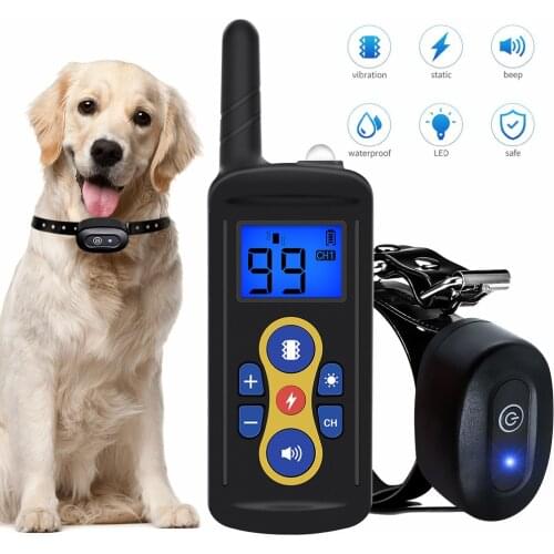 Waterproof Electric Dog Training Collar T-600 Pet Remote Control Rechargeable Bark Stop Receiver Prefessional Training Aids