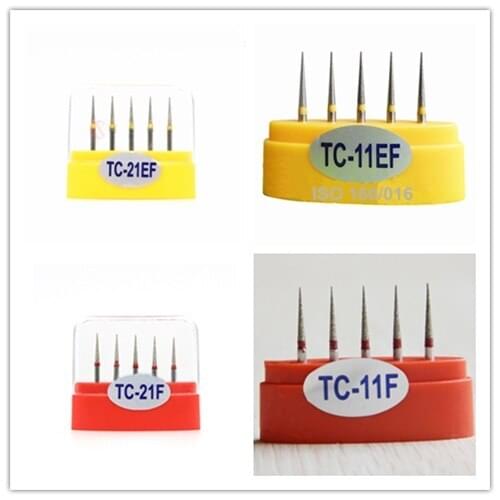 100pcs Dental Diamond burs Fine and extra Fine FG Bur TC-21F / TC-11F ,TC-11EF, TC-21EF