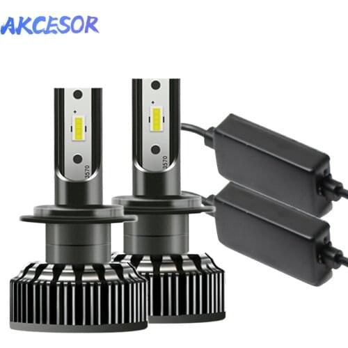 2pcs H7 LED Auto Lamp H4 H11 H8 H9 9005 9006 9012 H3 H1 LED Car Headlight Bulbs Headlamp Accessories 6000K 70W 7000LM Fog Light