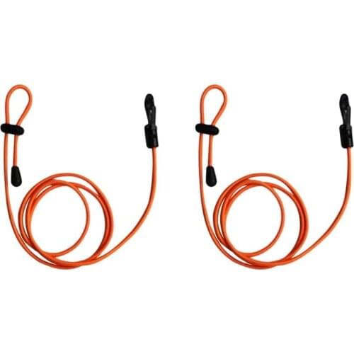 2 Pieces Universal Kayak Canoe Boat Paddle Leash/Safety Fishing Rod Lanyard - Water Sports Accessories