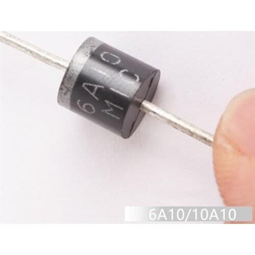 20PCS/LOT New 10A10 6A10 rectifier diode 6A 10A 1000V anti-backflow recoil charging