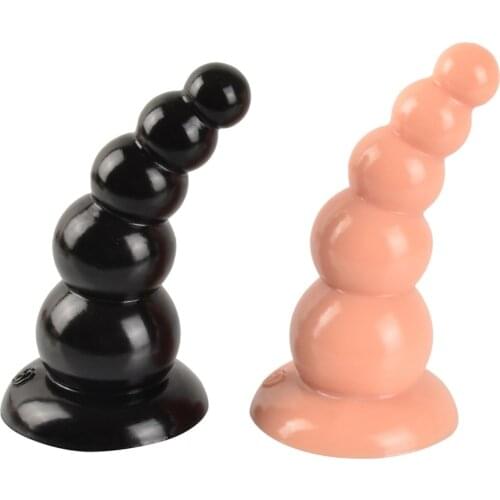 5 Balls Anal Beads Big Butt Plug Suction Cup Sex Toys for Women 18+ Adults Men Erotic Anal Dilator G Spot Stimulator Buttplug