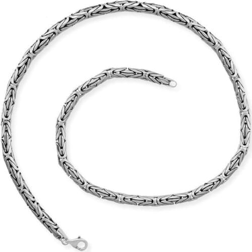 925 sterling Silver 55 cm 32 g 80 Micron King Chain Necklace