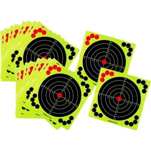 20 Pieces 12inch Round Shape Shooting Targets Hunting Targets Accessories
