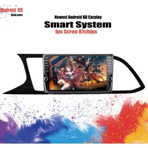 8'' IPS In Dash Car pc tablet gps monitor navigation for Seat Leon 2012 2018 Android 10 8core with Carplay RDS WIFI BT HU