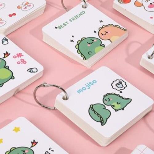 Dinosaur Coil Notebook Student Stationery Sticky Notes Novelty Cartoon Memo Pad Creative Cute Planner Stickers Learning Supplies