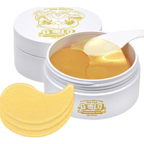 ELIZAVECCA Hell-Pore Gold Hyaluronic Acid Eye Patch 60ea Hyaluronic Acid Eye Mask Moisturizing GOLD AntiAging Remove Dark Circle