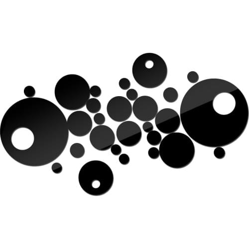 Hot special offer mirror Living Room Acrylic diy Mirror sticker watch 3D Wall Stickers fashion Home Decoration