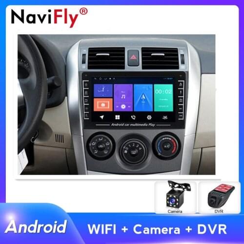 HD1280*720 WIFI Car radio Audio Android 8.1 Multimedia Player GPS For Toyota Corolla E140/150 2006 2007 2008 2009 2010 2011 2012