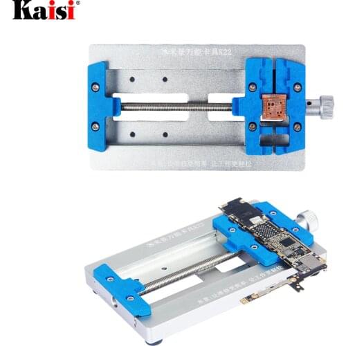 Kaisi Mobile Phone Soldering Repair Tool Motherboard PCB Holder Jig Fixture With IC Location for iPhone PCB Repair Holder