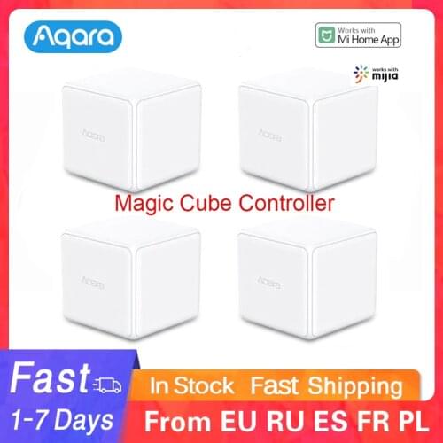 Xiaomi Aqara Magic Cube Controller Zigbee Version Controlled by Six Actions For Smart Home Device work with Mihome APP