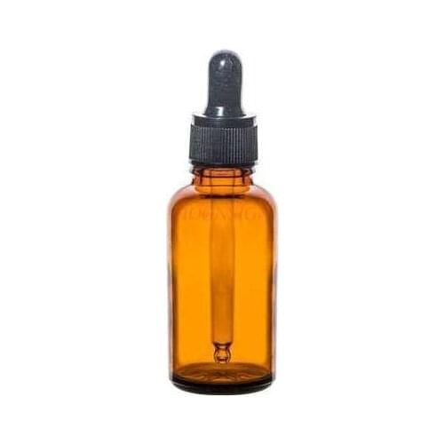 Brown screw-on glass drop bottle 20ml sealed drop bottle chemical experiment equipment essential oil bottle bottle