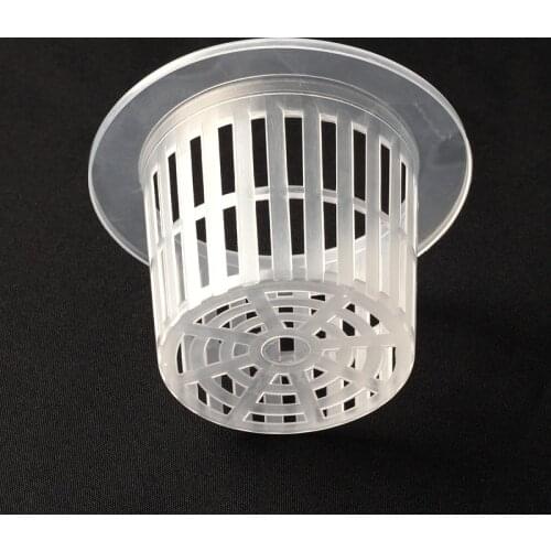 5pcs 110*78.5*70mm Mesh Pot Net Cup Vegetable Grow Basket Aquaponics Cup Hydroponic Pot Aeroponic Basket Green Thumb