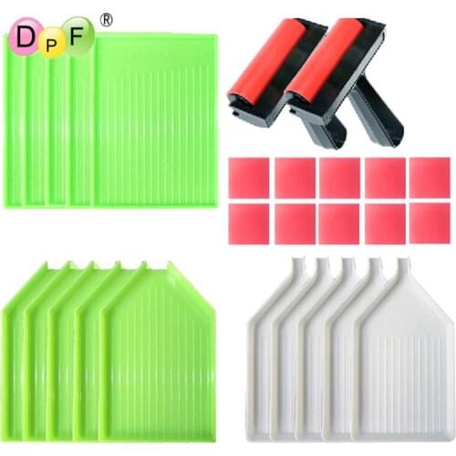 DIY full square diamond 5D DIY diamond painting tool cross stitch painting tray embroidery pen rhinestone mosaic package