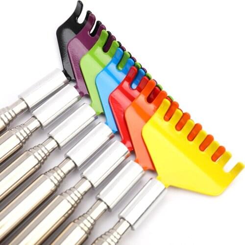 Stainless Steel Claw Back scraper Telescopic Retractable Back Massage Scratcher Made of stainless steel material
