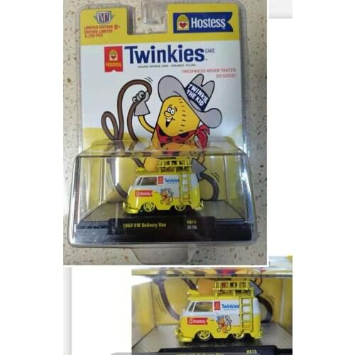 NEW M2 machines 1:64 1960 VW delivery VAN HOSTESS TWINKIES LIMITED Collection Metal Die-cast Simulation Model Cars Toys