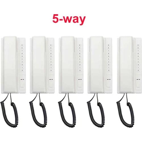 New Wireless Secure Telephone Intercom Interphone Handsets Expandable 5-way for Warehouse Office interphone maison home phone
