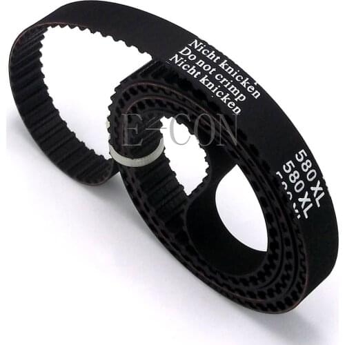 1pcs 580XL Timing Belt 290 Teeth Width 0.5inch(12.7mm) XL Positive Drive Pulley for CNC Stepper Motor and Engraving Machine
