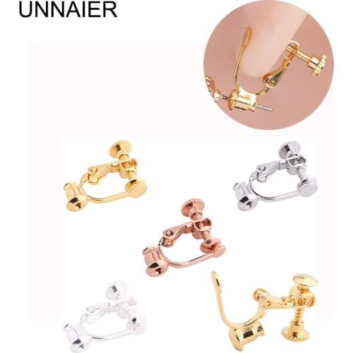 Spiral ear clip female painless vintage ear clip artifact no hole high sense earrings change ear clip converter