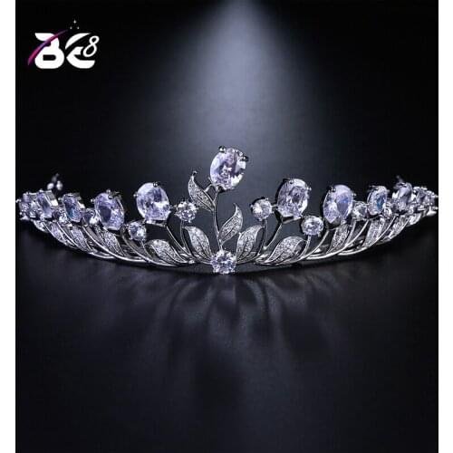 Be 8 High Quality AAA CZ Tiaras King Crown Wedding Bridal Hair Jewelry Bridal Accessories tiara de noiva H134