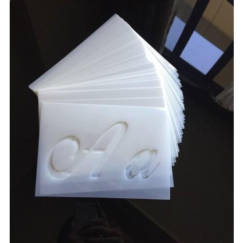 36pcs/set Letter Alphabet Stencil Wall Painting Wood DIY Drawing Template Craft R91A