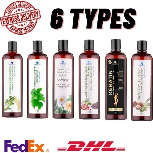 Herbal Shampoo 700 ml 6 Types Bıttım Black Cumin, Olive Oil Argan, Rosemary Oat, Nettle, Keratin, Plant complex FAST DELIVERY